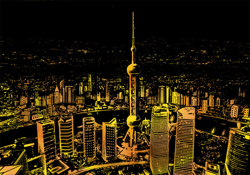 Shanghai bei Nacht, China
