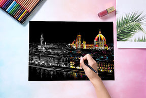 Florenz bei Nacht, Italien