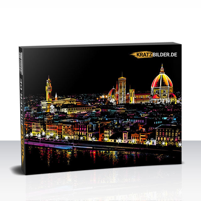 Florenz bei Nacht, Italien