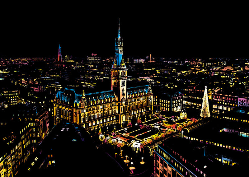 Hamburg bei Nacht